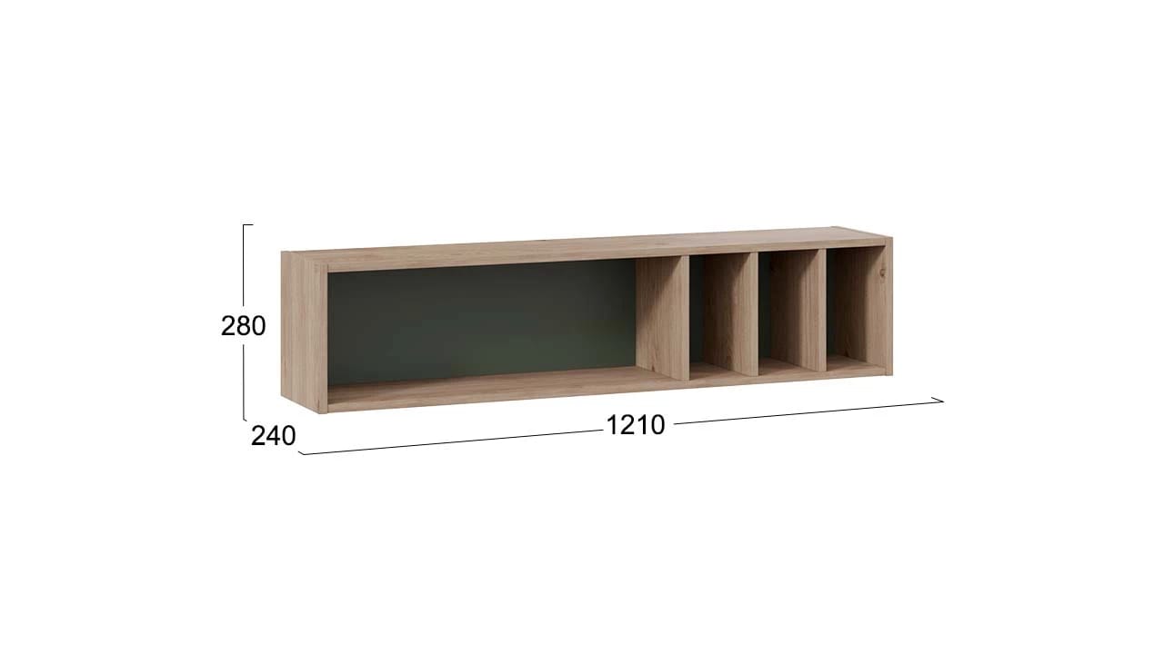 ЛЕО (Гикори джексон/Дымчатый зеленый) - фото 4