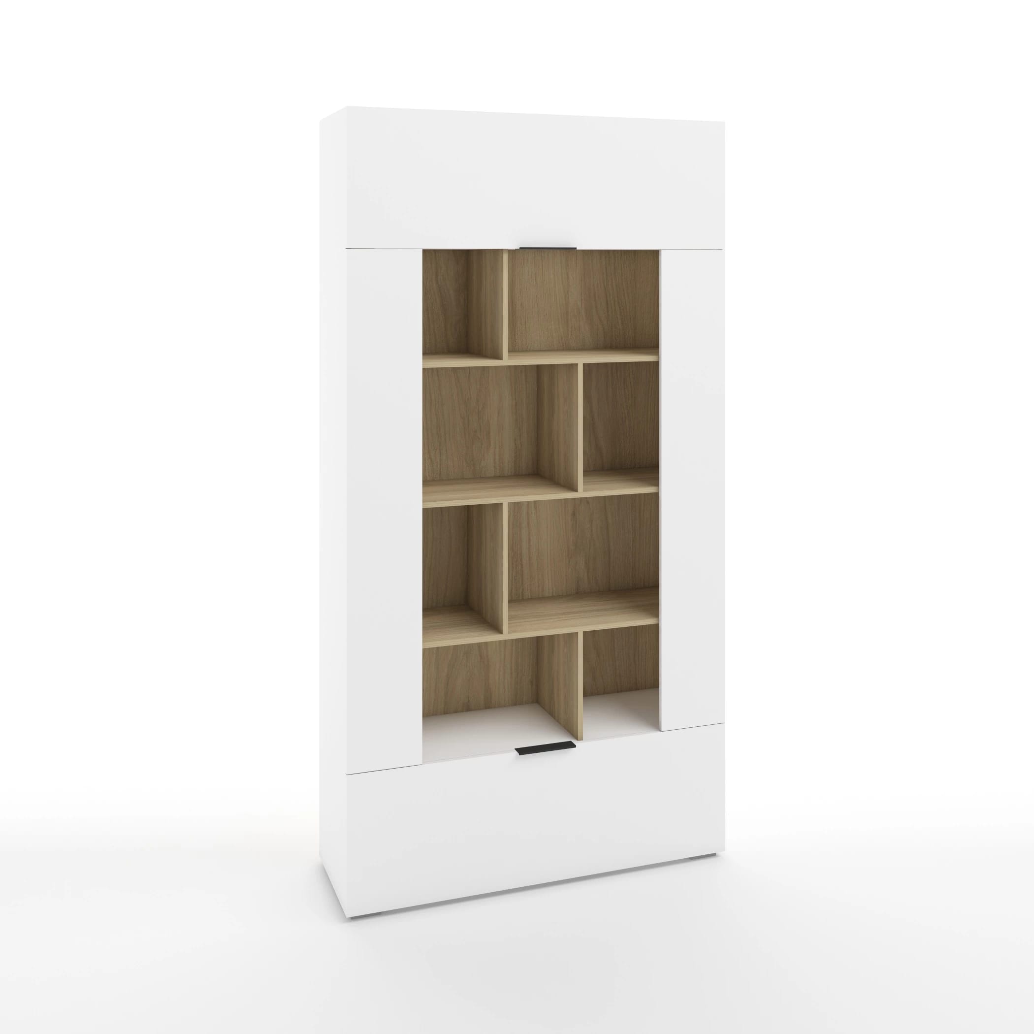 ОСЛО (OSLO) (белый шагрень/альберо, ручка СА-1, цвет - черный) - фото 1