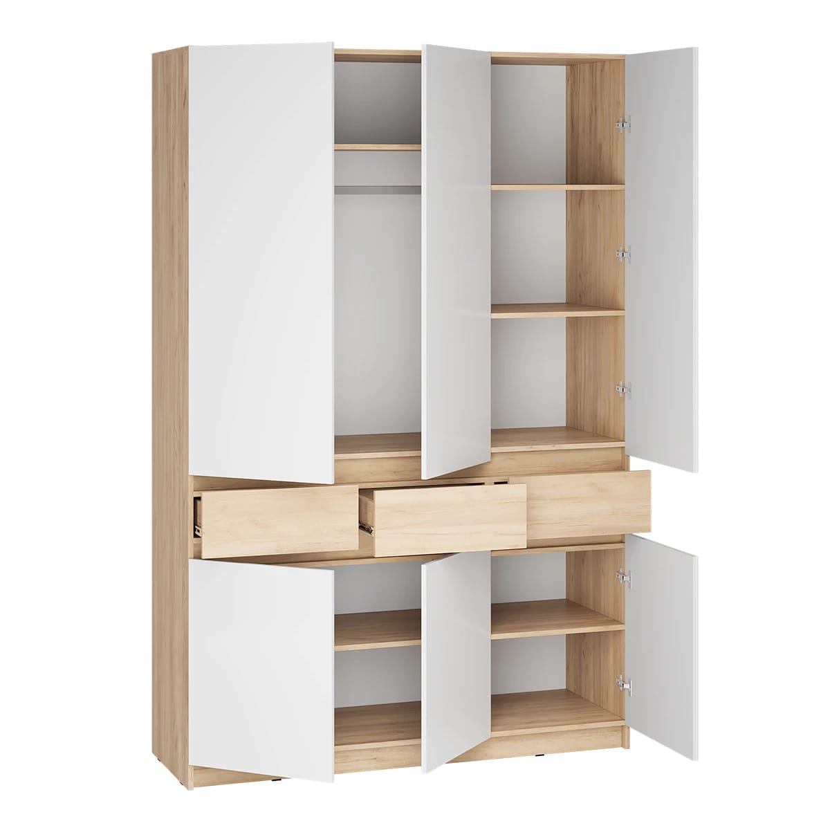 СТОУБИ (дуб крафт золотой/глянец белый) - фото 2