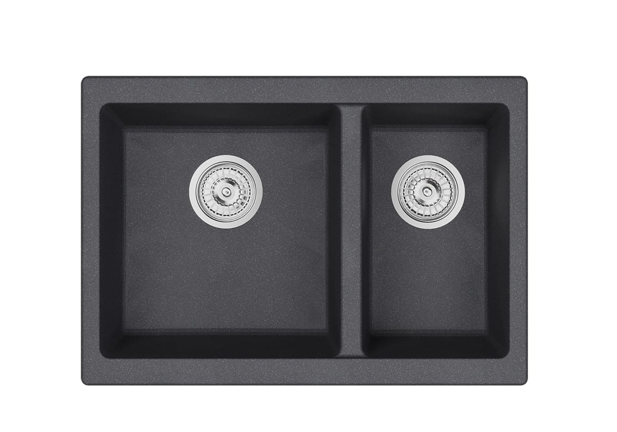 EMAR ГРАНИТ EMQ-2665.PL МОЙКА ВРЕЗНАЯ 665*460 (морион) - фото 1