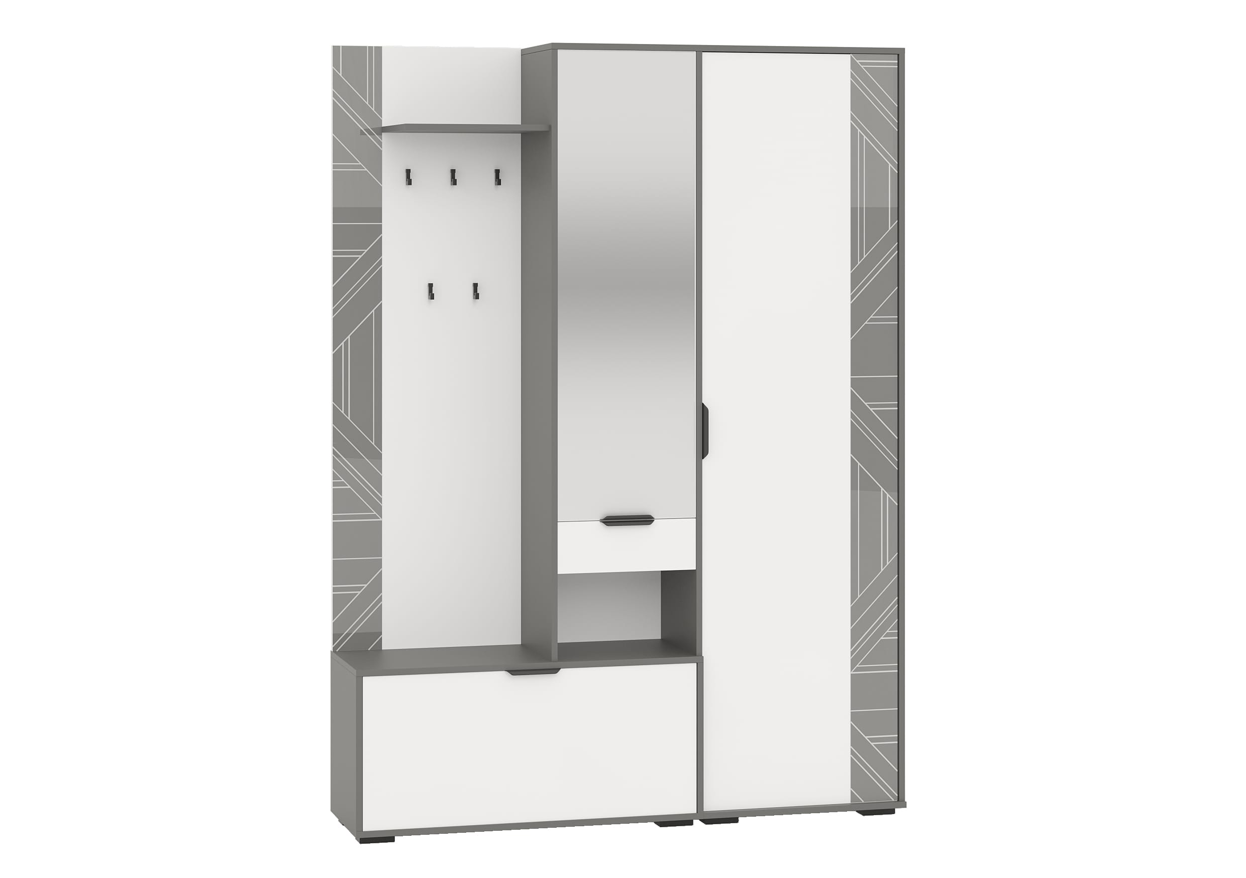 ЛЕО (белый/графит) - фото 1