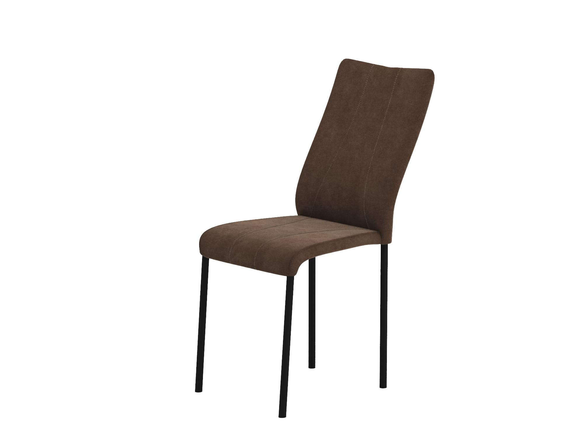 ПРАЙМ.1 (цвет: Текстиль DREAM Chocolate (коричневый)/ каркас: черный муар матовый) - фото 1