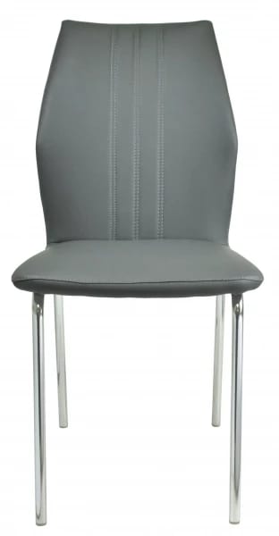 МОДЕНА (сиденье к/з Santorini 0422 (серый)/ каркас хром) - фото 2