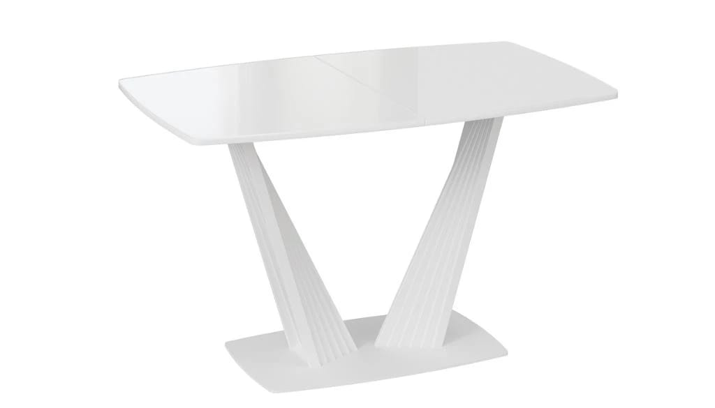 ФАБИО (белый матовый/стекло глянцевое белое) - фото 6