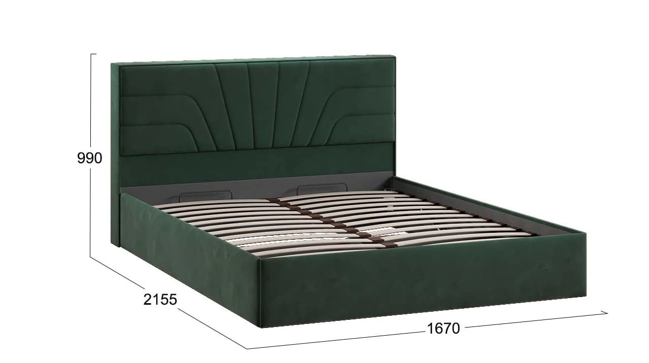 ПАНДОРА (Велюр Confetti Deep forest) - фото 4