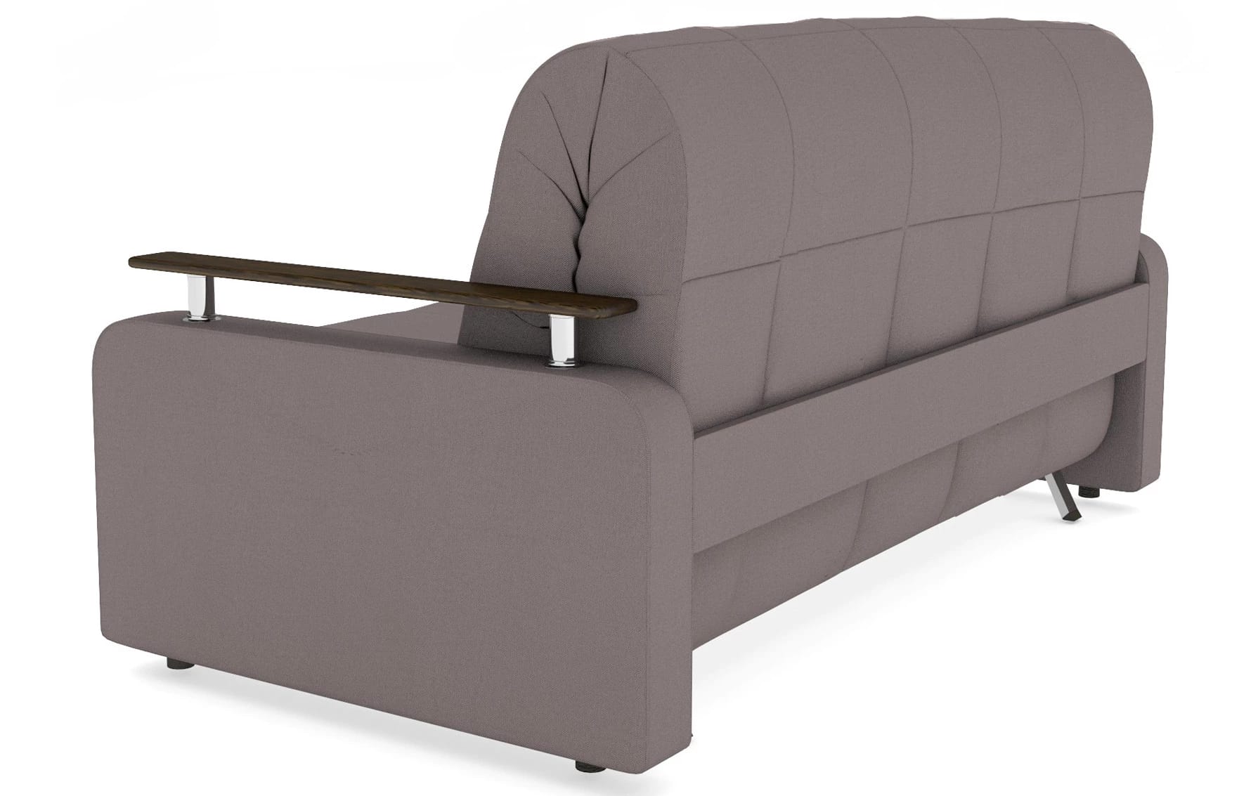 ДЕНВЕР (Велюр Maxx 232 (серо-бежевый)/декор Венге) - фото 3