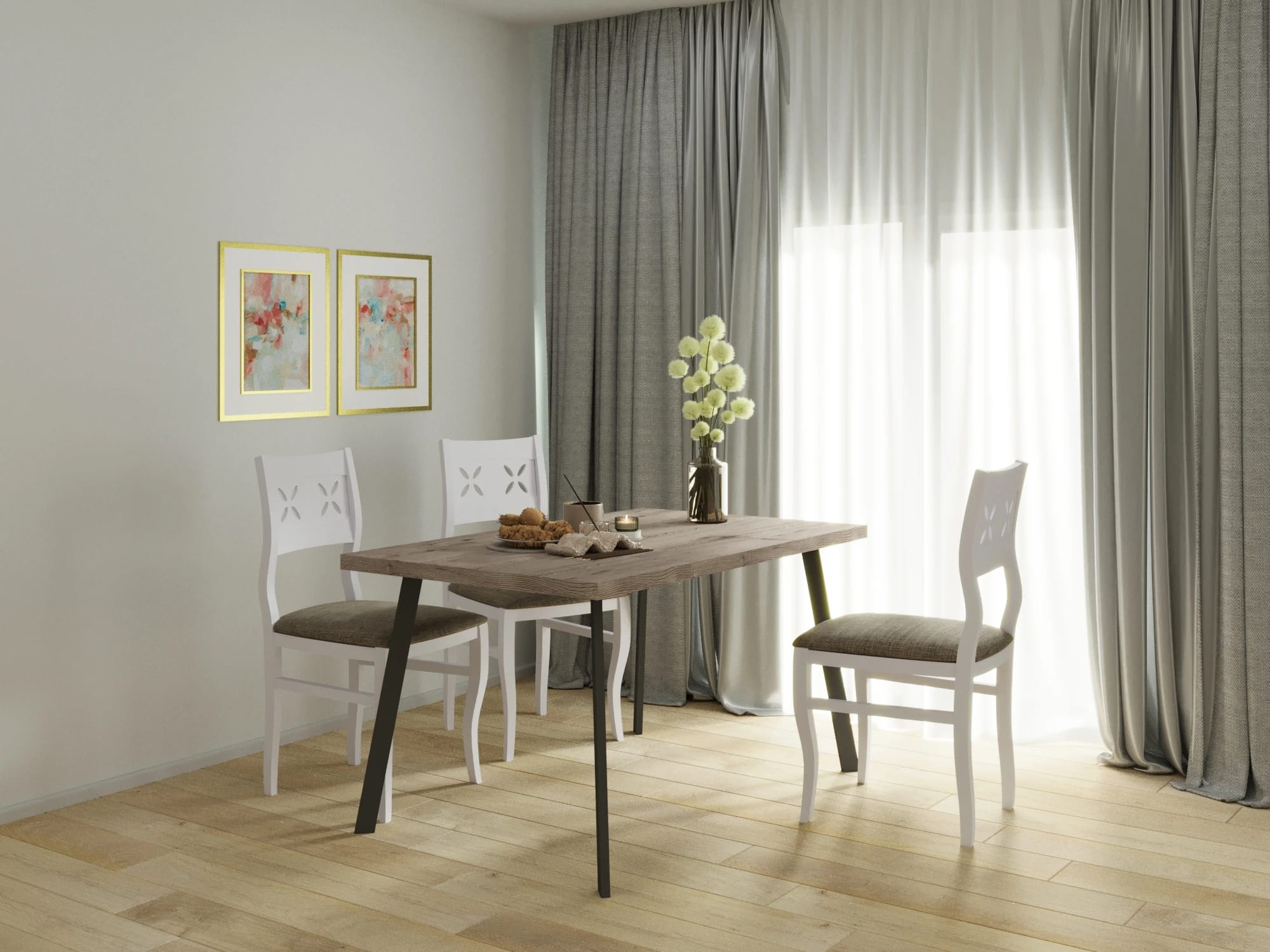 БЕРНАР (БОРГ)-140 (Дуб веллингтон/Чёрный) - фото 7