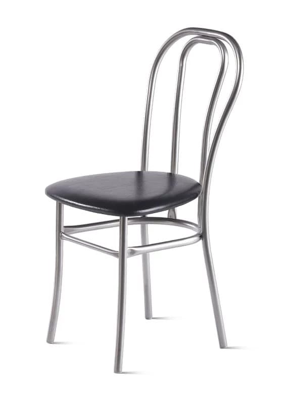 ВЕНСКИЙ (сиденье: ВИК MARVEL black (черный)/каркас алюминий  (светло-серый)) - фото 1