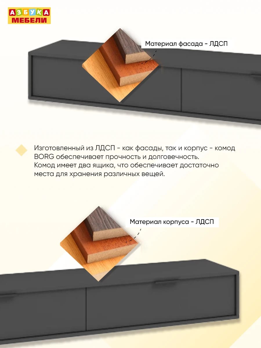 БОРГ (BORG) (графит/ ручка СА-1, цвет - черный) - фото 3
