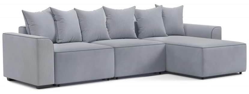 МОНРЕАЛЬ-4, Вертикаль серый 990 / Мора серый / Велютто 32 Тёмно-серый, норма