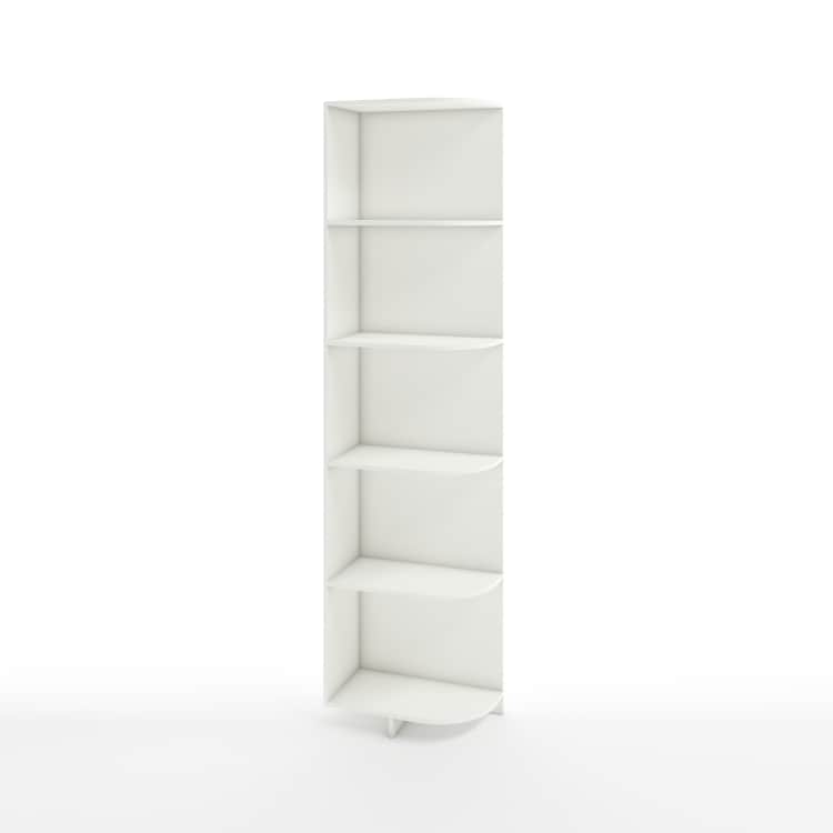 Секция угловая 600 мм, белый легкий шелк, норма