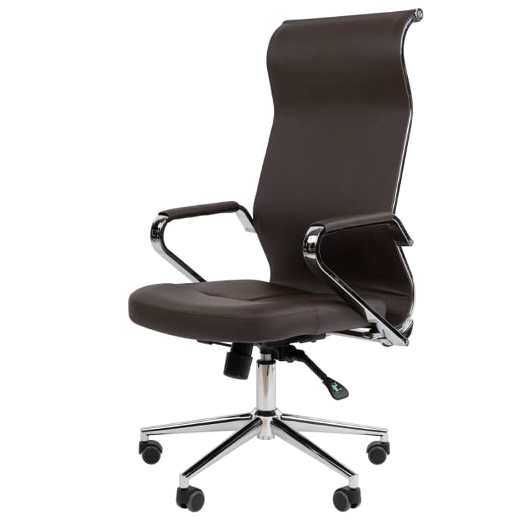CHAIRMAN 702 ЭКО, экокожа коричневая, норма