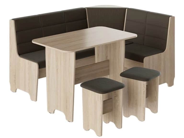 ТЕХАС, каркас дуб сонома/кашемир коричневый (тип 2), норма