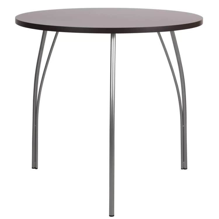 ЛОТОС, ноги серебро/ столешница венге, норма