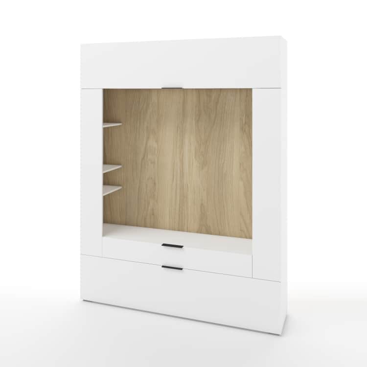 ОСЛО (OSLO), белый (легкий шелк)/альберо, ручка СА-6, цвет - черный, норма