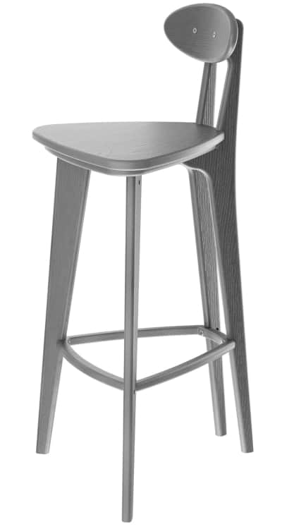 СТУЛ БАРНЫЙ-4 (ПРЯМЫЕ НОЖКИ), серый ясень, Распродажа