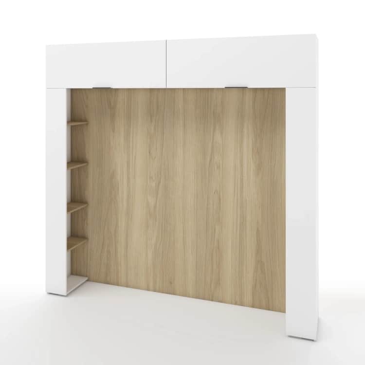 ОСЛО (OSLO), белый шагрень/альберо, ручка СА-1, цвет - черный, норма