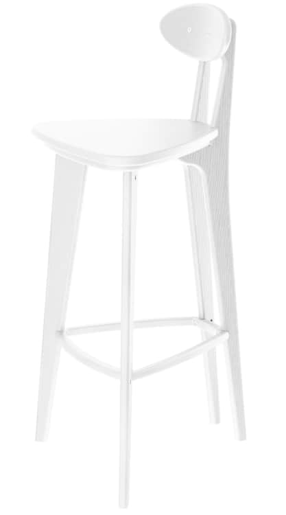 СТУЛ БАРНЫЙ-4 (ПРЯМЫЕ НОЖКИ), молочный дуб, Распродажа