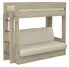 ДИВАН-КРОВАТЬ 2-Х ЯРУСНАЯ (1160*1860/790*1890) С ВЕРХНИМ МАТРАЦЕМ (NEW) (RUBI 05/Ясень шимо светлый (Кат. 1)) - фото 2 - миниатюра