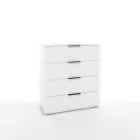 ОСЛО (OSLO) (белый (легкий шелк)/ ручка СА-6, цвет - черный) - фото 1 - миниатюра