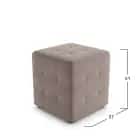 ПУФ (МОДЕЛЬ 135) (коричневый (Ultra cocoa)) - фото 2 - миниатюра