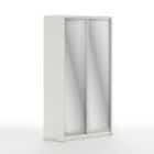 МАРК (УГЛОВОЙ ЛЕВЫЙ) (белый шагрень/хром) - фото 1 - миниатюра