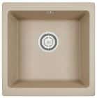 EMAR ГРАНИТ EMП-4443 МОЙКА ВРЕЗНАЯ С ВЫРЕЗОМ ПОД СМЕСИТЕЛЬ (песок/сардоникс) - фото 1 - миниатюра