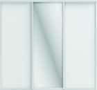 ОРИОН (ЗЕРКАЛО/ЛДСП) (белый шагрень/профиль С хром) - фото 1 - миниатюра