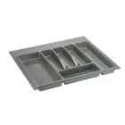 Лоток в ящик 600, (470-540)*(380-490) мм (ЕСО серый металл) - фото 1 - миниатюра