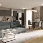 МОРИ (графит/столешница дуб вотан (800мм+400мм)) - фото 5 - миниатюра