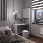 ПУФ (МОДЕЛЬ 132) (светло-серый (Velutto 52)) - фото 4 - миниатюра