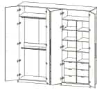 РУМЕР-2 (дуб сонома/белый глянец) - фото 3 - миниатюра