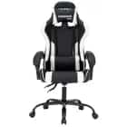 CHAIRMAN CH 41 (экокожа, черно-белый) - фото 2 - миниатюра