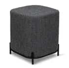 НИКА (Текстиль BRAVO cloud (серый букле), Цвет краски: Черный муар мат. RAL 9005) - фото 2 - миниатюра