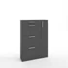 ТУМБА ПОД ОБУВЬ (АРТ. ТО-4) (850*280*1200ММ) (графит) - фото 1 - миниатюра