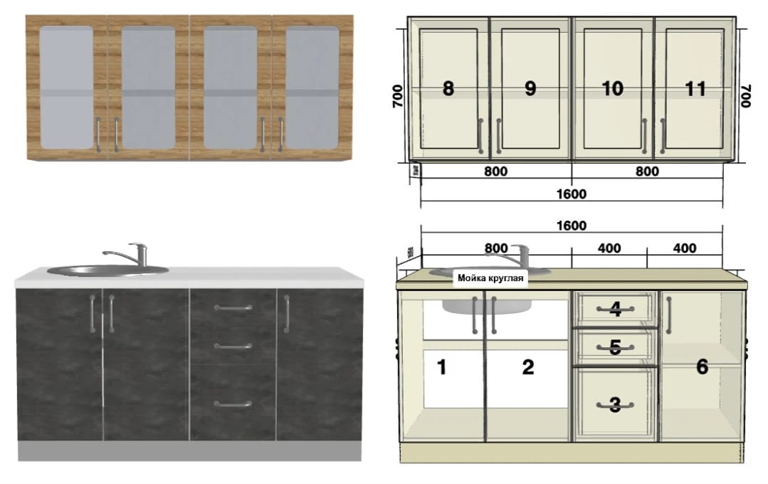 ЛОФТ (ДУБ ЦИКОРИЙ/БЕТОН ТЕМНЫЙ), Распродажа - фото 1