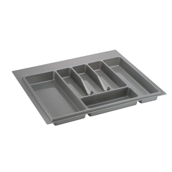 Лоток в ящик 600, (470-540)*(380-490) мм (ЕСО серый металл) - фото 2