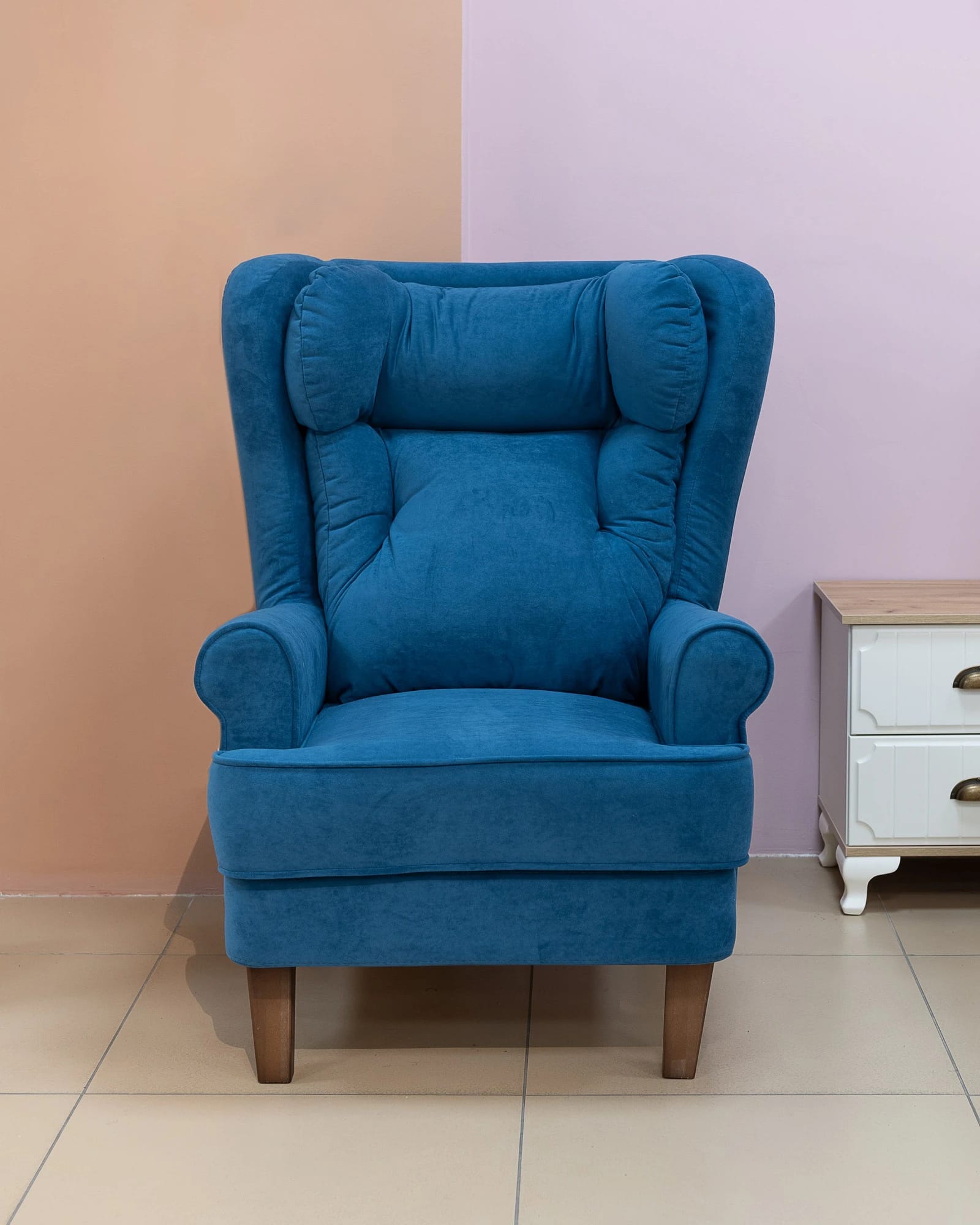 КОМФОРТ-2 (Ультра деним (Ultra denim) / Орех (Лак)) - фото 8