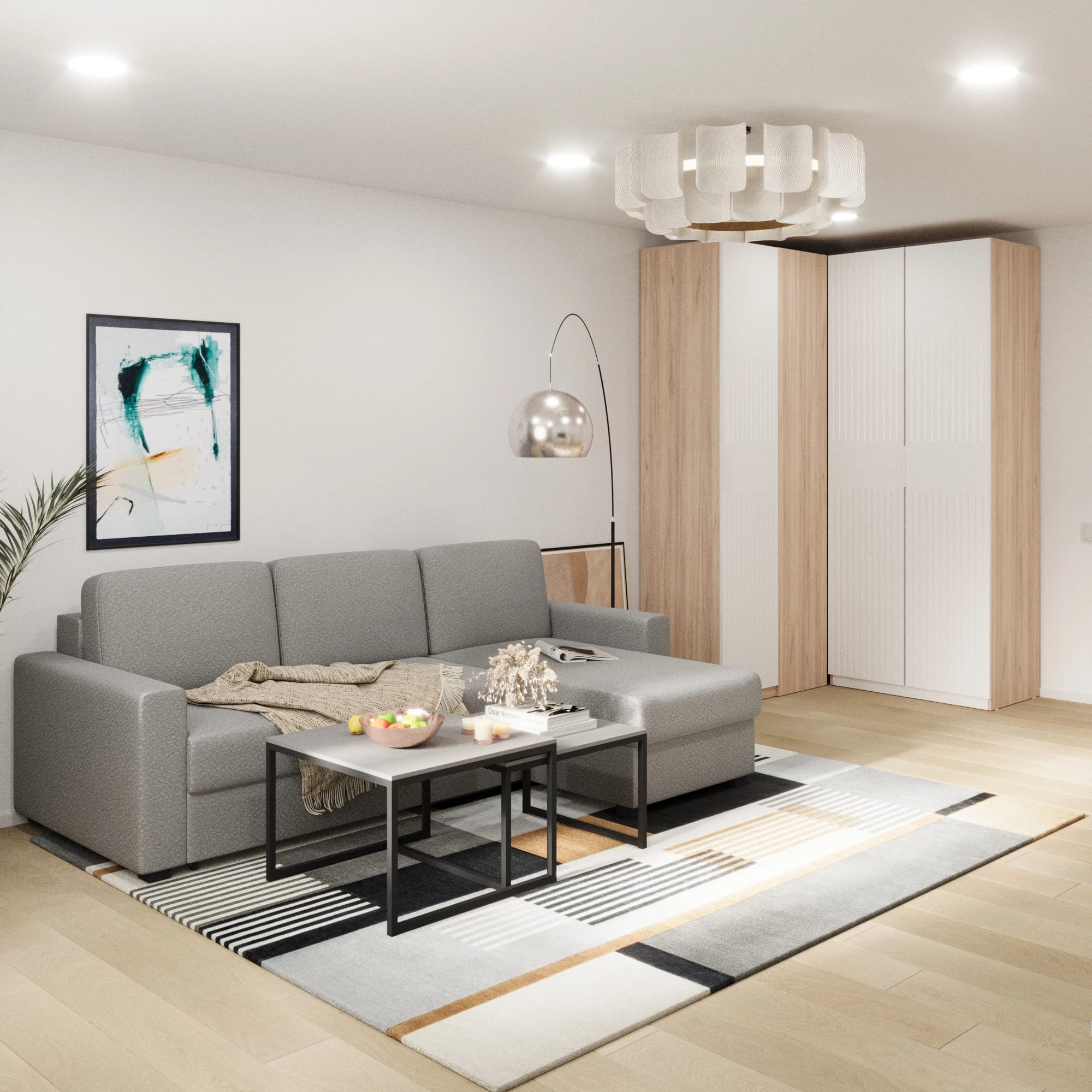 ХИЛТОН (дуб крафт золотой/белый матовый) - фото 2