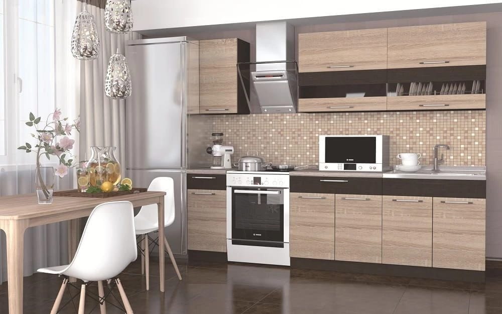 МАША (корпус Венге/фасад Дуб сонома/венге/столешница Антарес) - фото 4