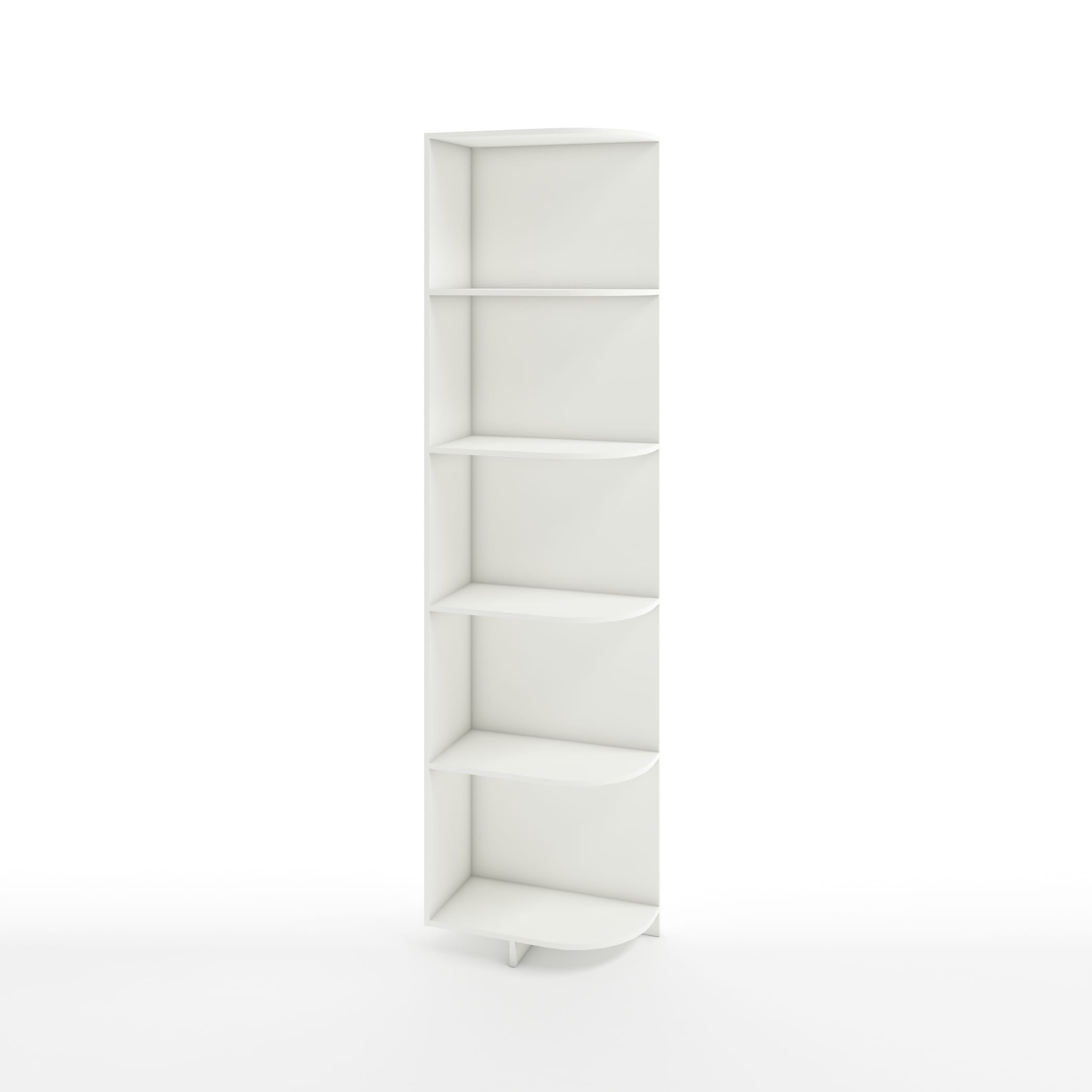 Секция угловая 600 мм (белый легкий шелк) - фото 1