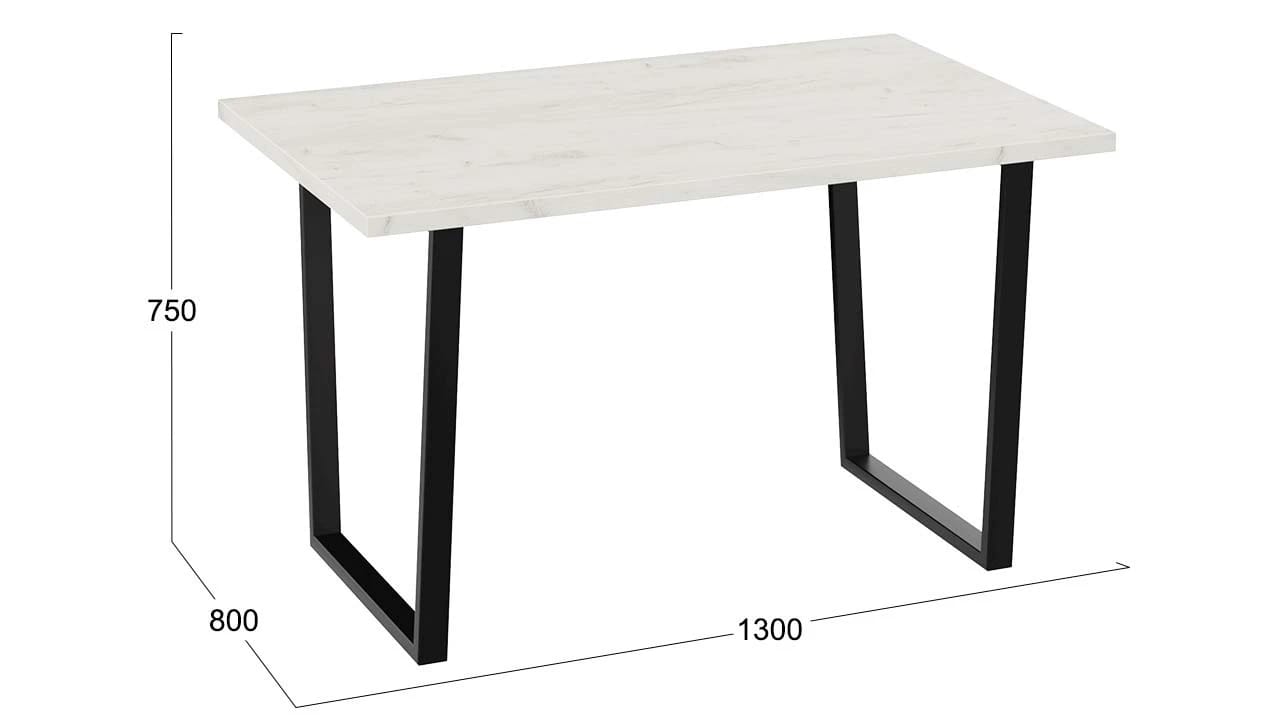 ДАЛЛАС (черный/дуб крафт белый) - фото 3