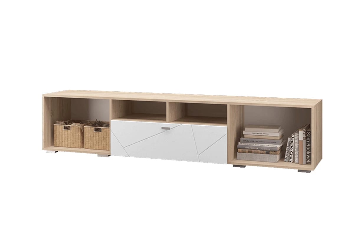 СКАЙЛАЙН (дуб сонома светлый/белый шагрень) - фото 2