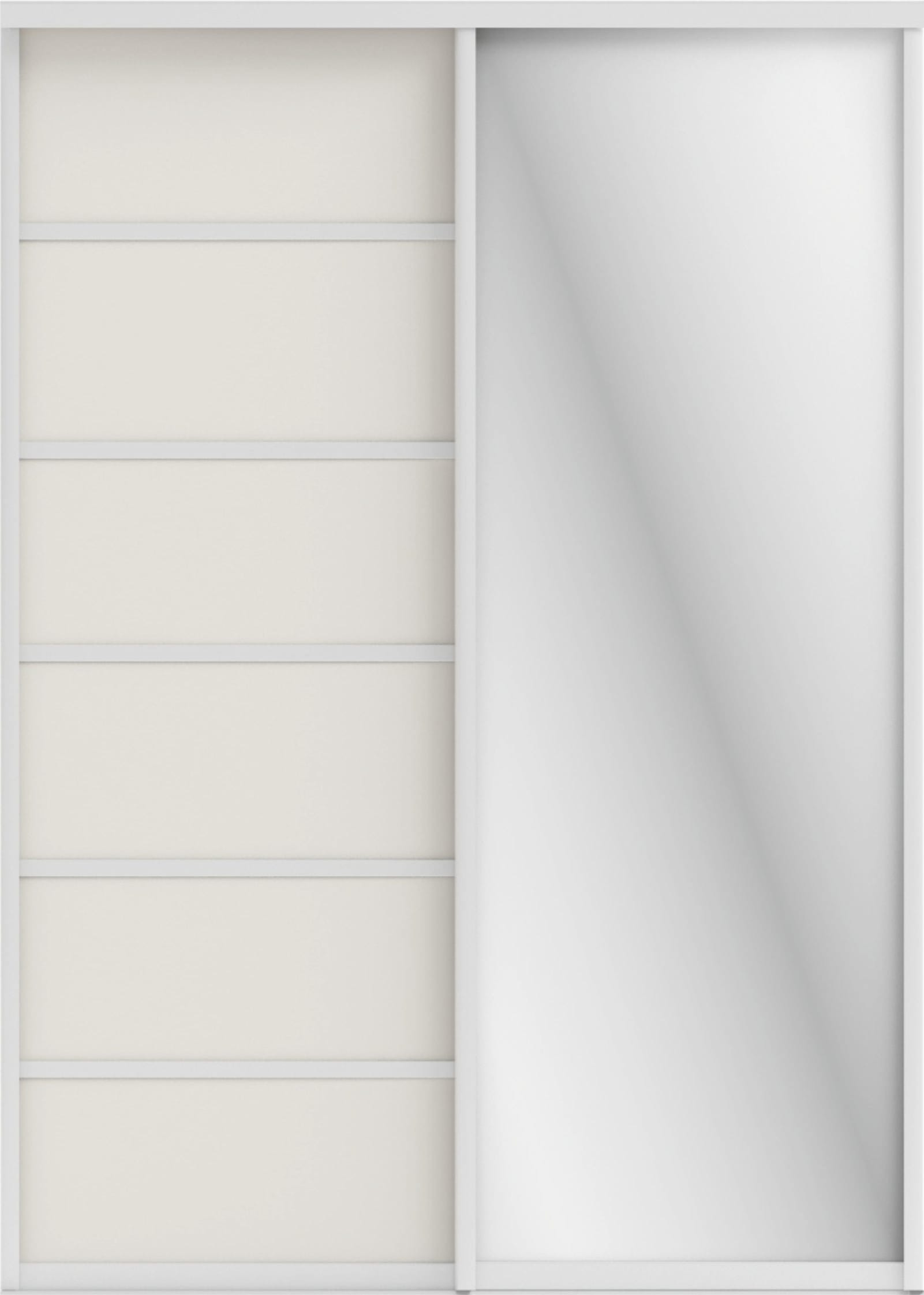 СТИВ (ЗЕРКАЛО/ЛДСП) (тэффи/профиль С хром) - фото 1