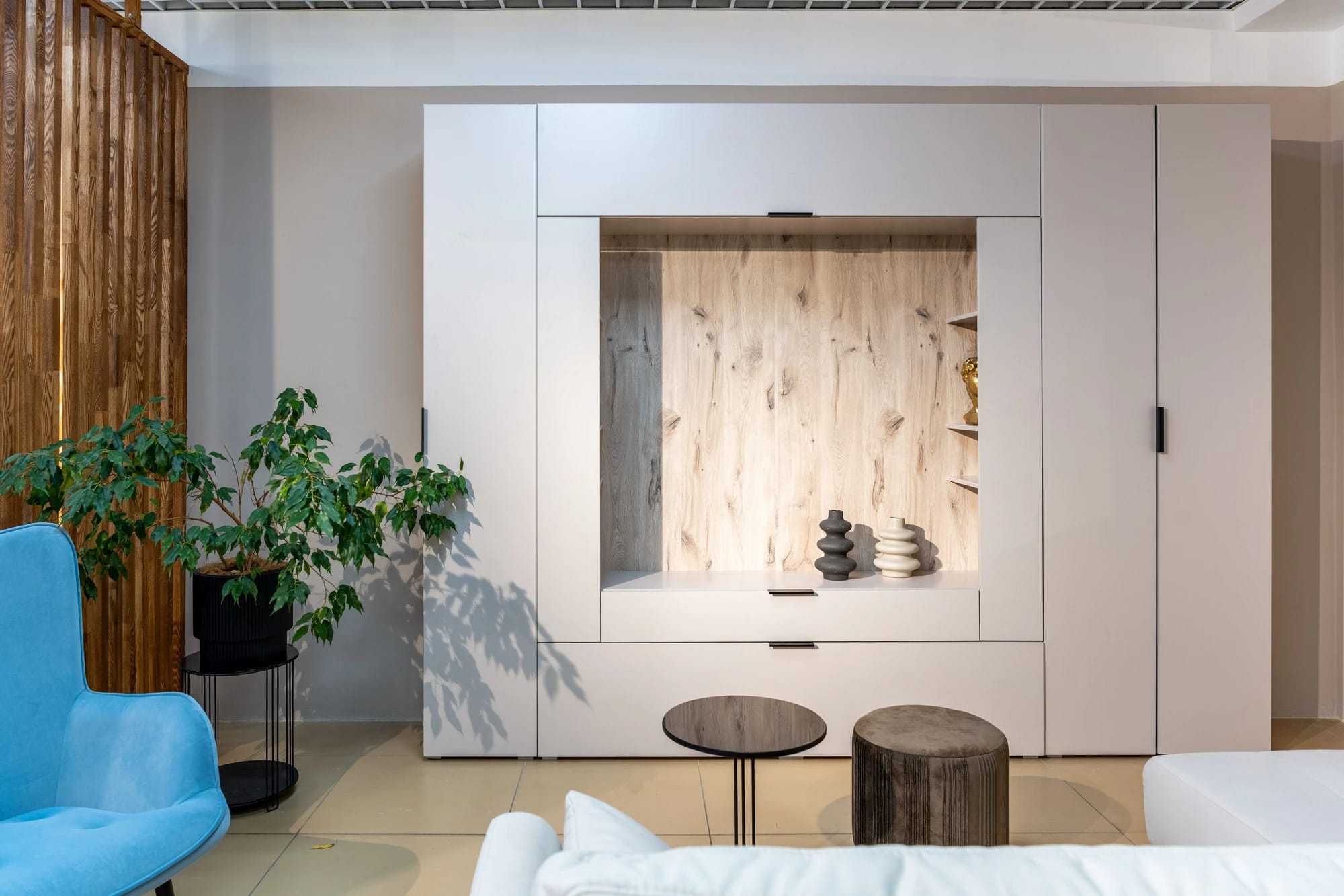 ОСЛО (OSLO) (тэффи (легкий шелк)/небула, ручка СА-6, цвет - черный) - фото 5