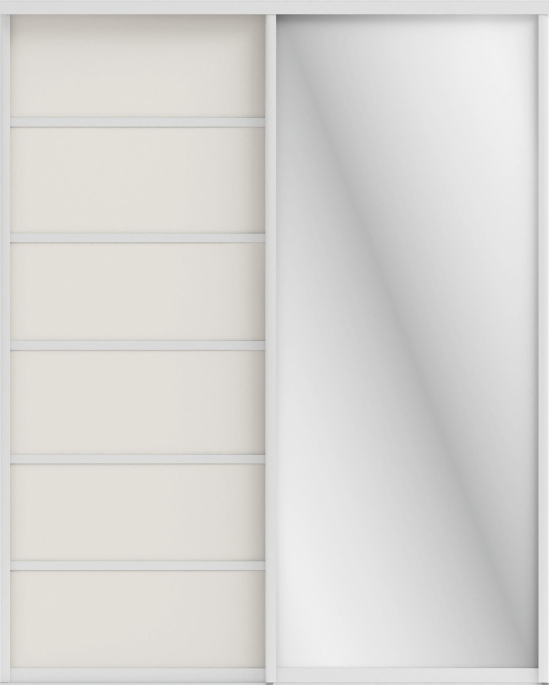 СТИВ (ЗЕРКАЛО/ЛДСП) (тэффи/профиль С хром) - фото 1