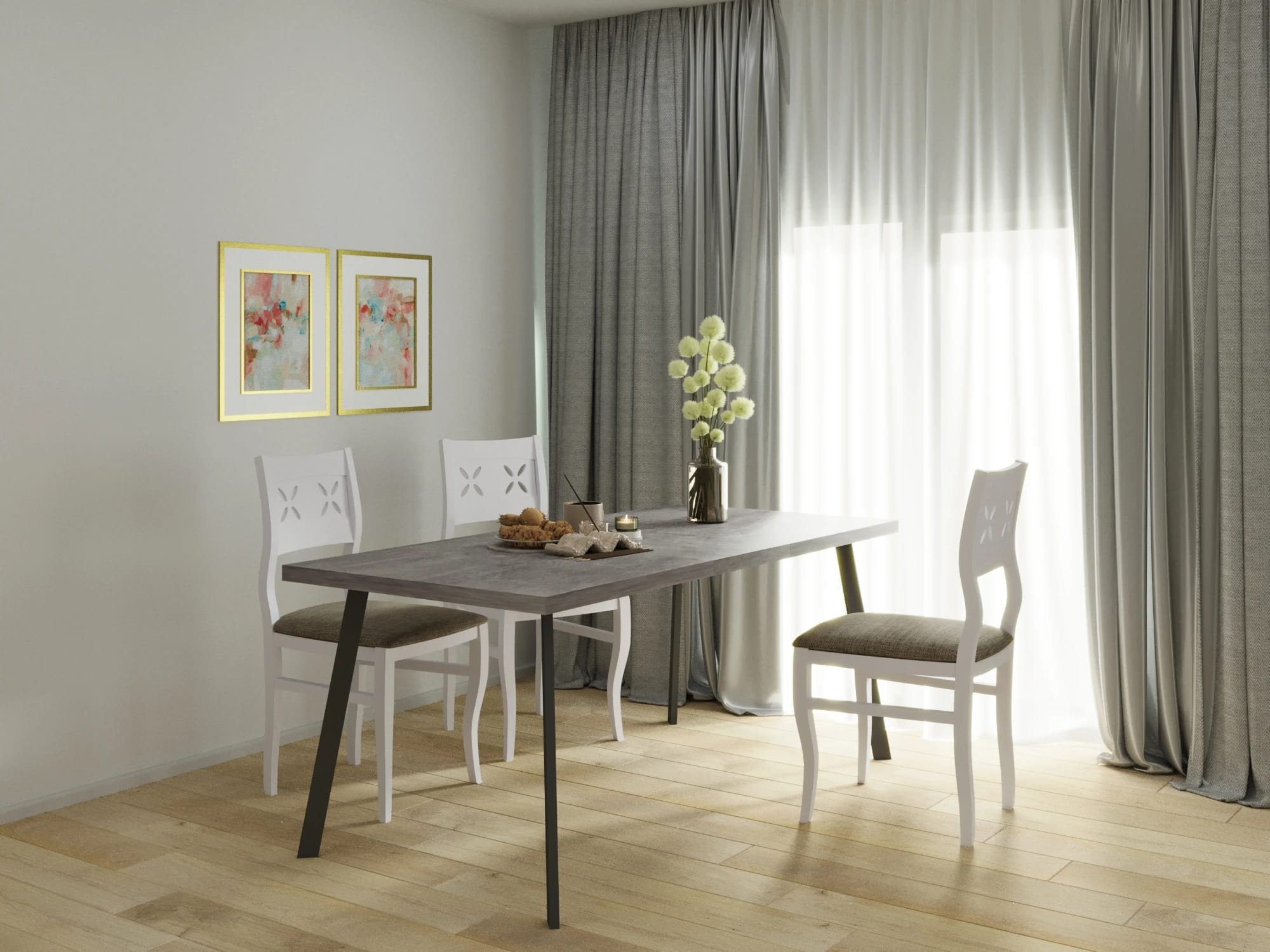 БЕРНАР (БОРГ)-140 (Дымчатая керамика/Чёрный) - фото 4