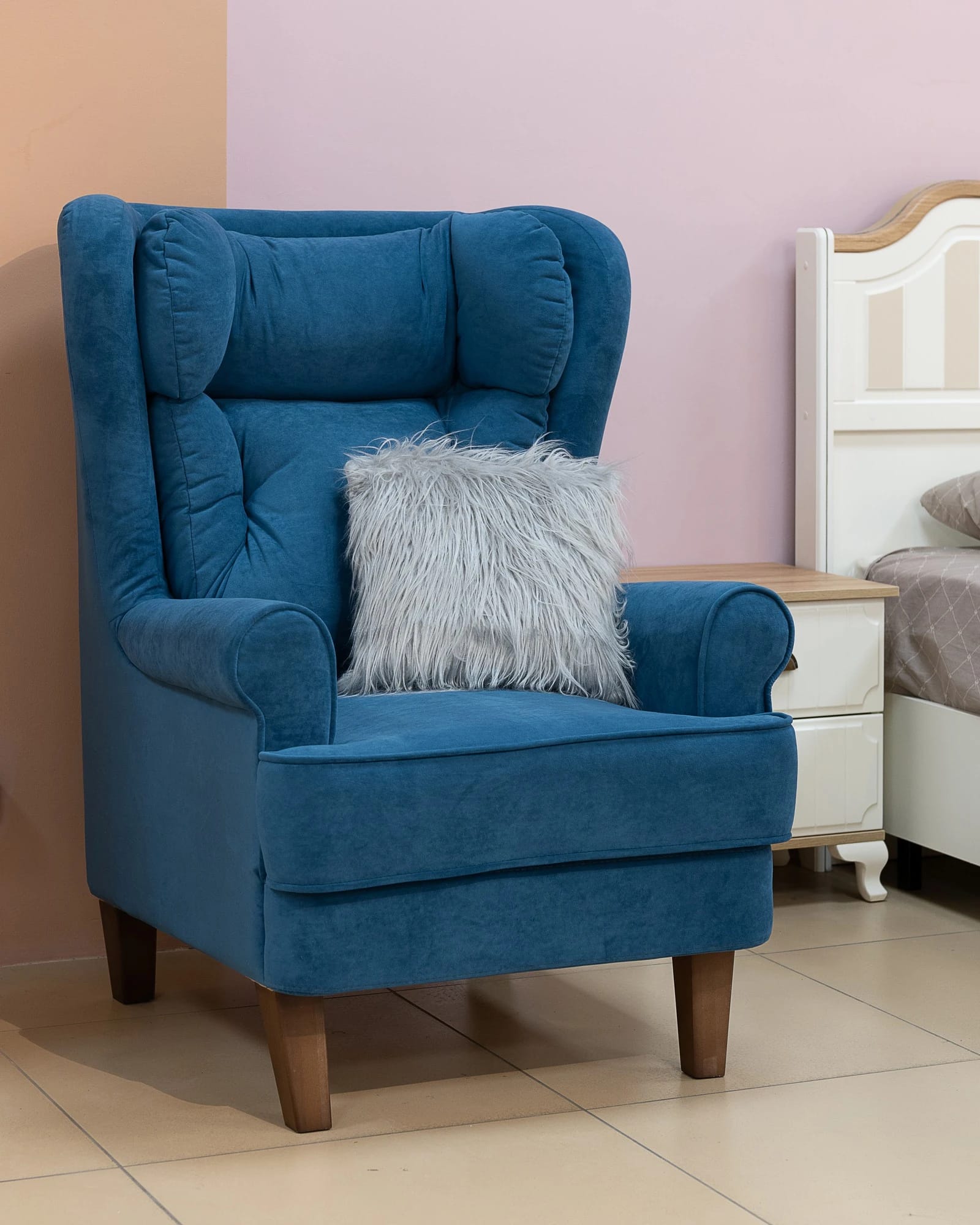 КОМФОРТ-2 (Ультра деним (Ultra denim) / Орех (Лак)) - фото 6