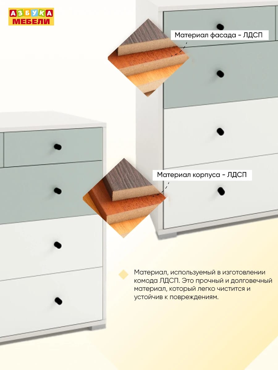 ДЖУНИОР (тэффи (легкий шелк)/муссон/белый шагрень) - фото 3