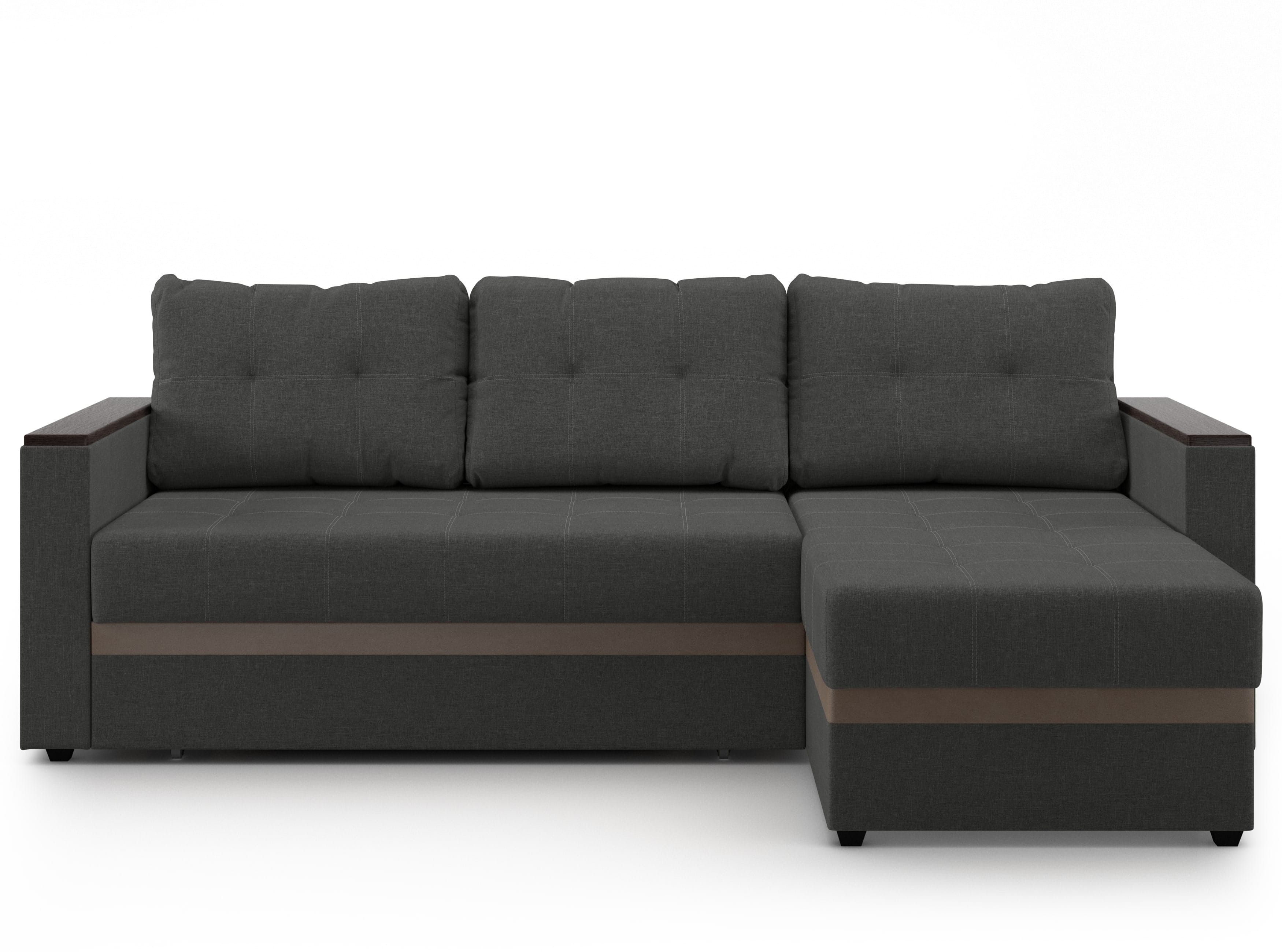 АТЛАНТА ЛАЙТ (серый (Savana Grey)/коричневый (ECOstile Chocolate)) - фото 1